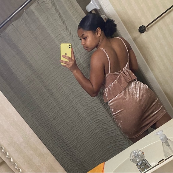 Suede light pink dress💗🌸 - Picture 3 of 6